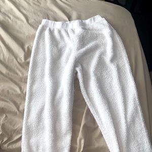 Long Fuzzy Lounge Pants